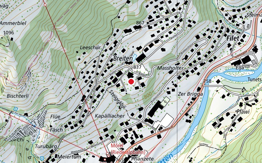 Carte indiquant l’emplacement de Salina Maris (Piscine)