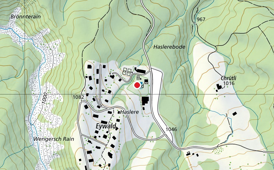 Map showing the location of Schwimmbad Eywald (Swimming pool)
