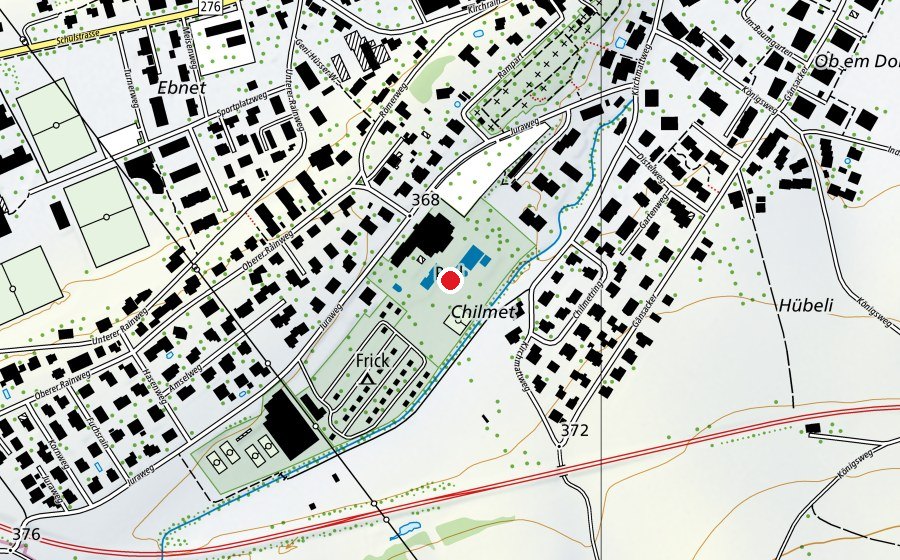 Map showing the location of Vitamare (Swimming pool)