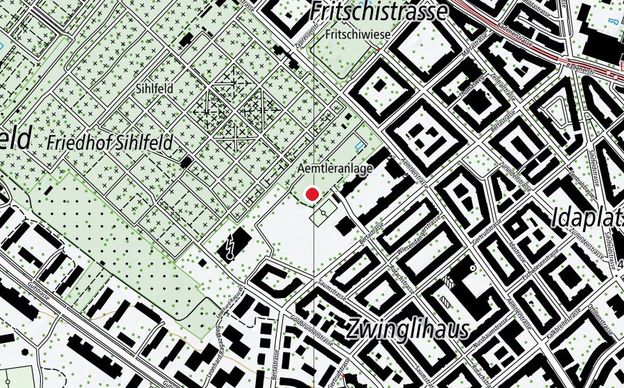Mappa con la posizione di Aemtleranlage (Parco giochi)
