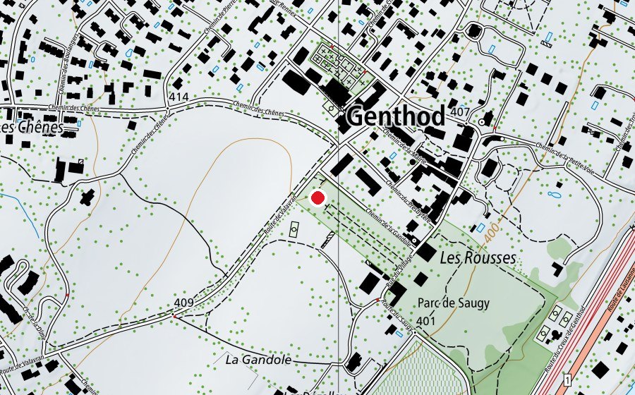 Carte indiquant l’emplacement de Aire de jeux (Place de jeux)