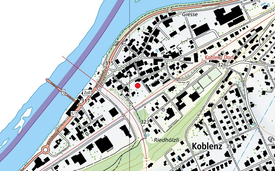 Mappa con la posizione di Alter Friedhof (Parco giochi)