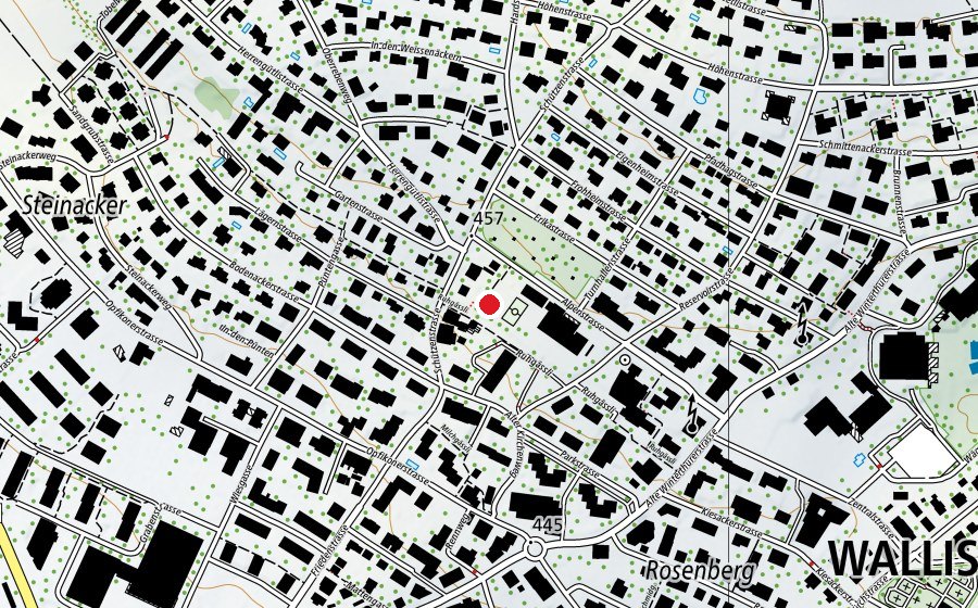 Mappa con la posizione di Balacier- und Kletterpark (Parco giochi)