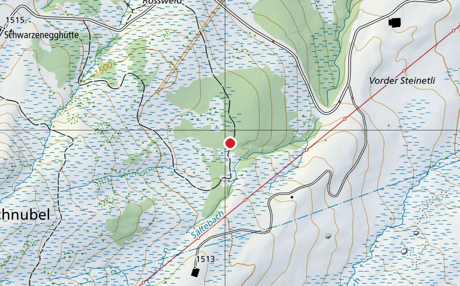Carte indiquant l’emplacement de Barfuss im Moor (Place de jeux)