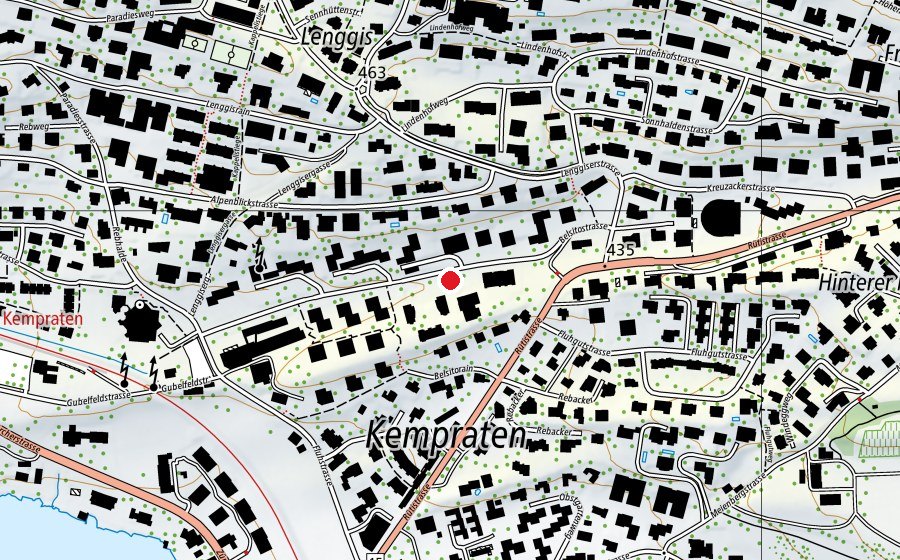 Map showing the location of Belsito (Playground)