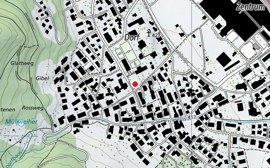 Mappa con la posizione di Boostock (Parco giochi)