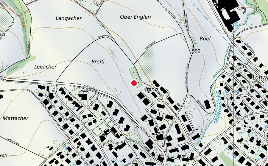 Map showing the location of Breiti (Playground)