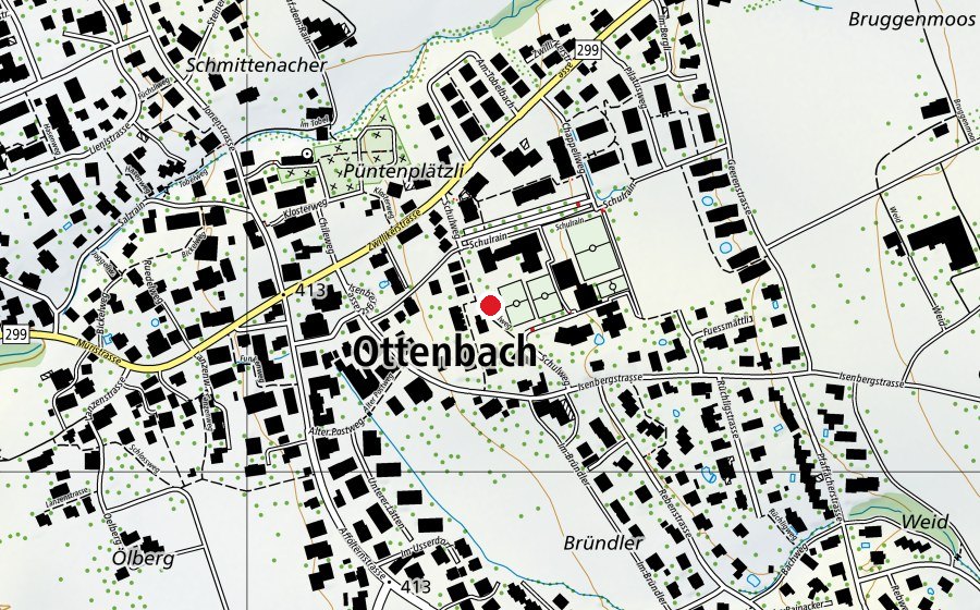 Map showing the location of Chappelistein (Playground)