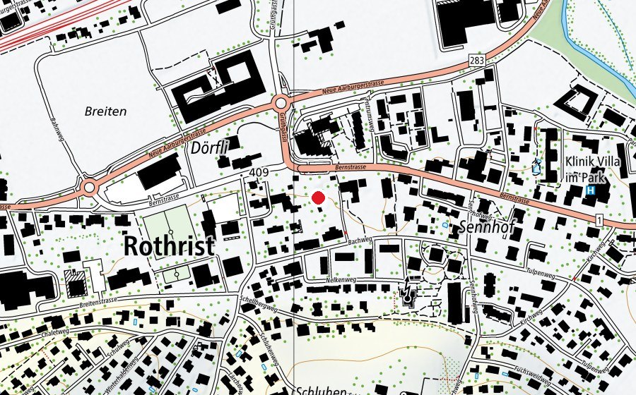 Mappa con la posizione di Drachenäscht (Parco giochi)