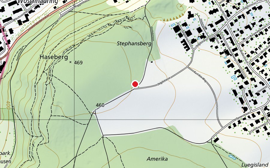 Karte mit dem Standort von Echolinde (Spielplatz)