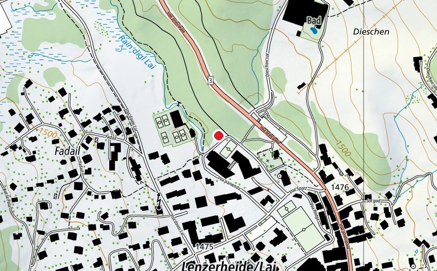 Karte mit dem Standort von Eichhörnliwald (Spielplatz)