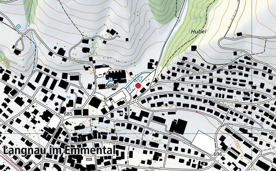 Map showing the location of Entelipark (Playground)