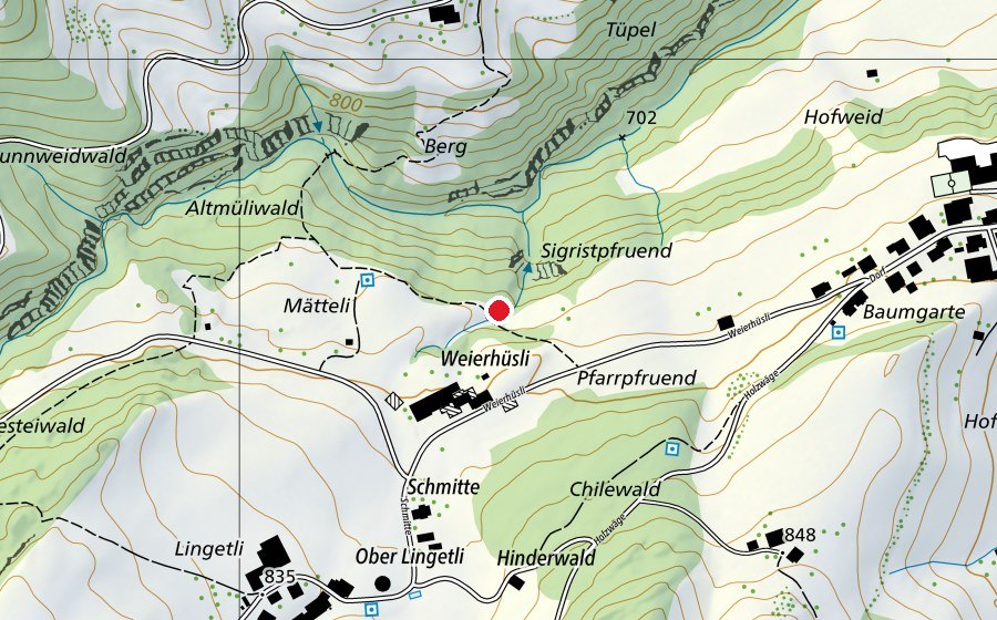 Mappa con la posizione di Eschenhaus (Baumlabyrinth) (Parco giochi)