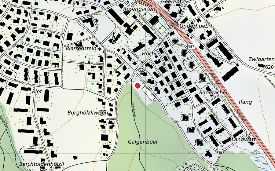 Map showing the location of First (Playground)