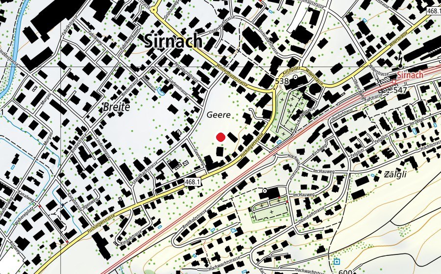 Mappa con la posizione di Geeren (Parco giochi)