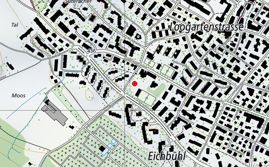 Karte mit dem Standort von GZ Loogarten (Spielplatz)