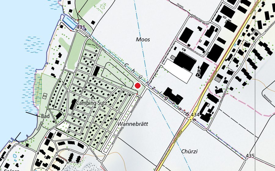Carte indiquant l’emplacement de H (Place de jeux)