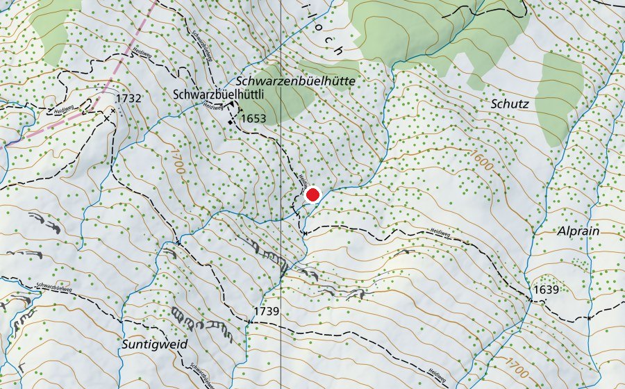 Mappa con la posizione di Hängemattenwald (Parco giochi)