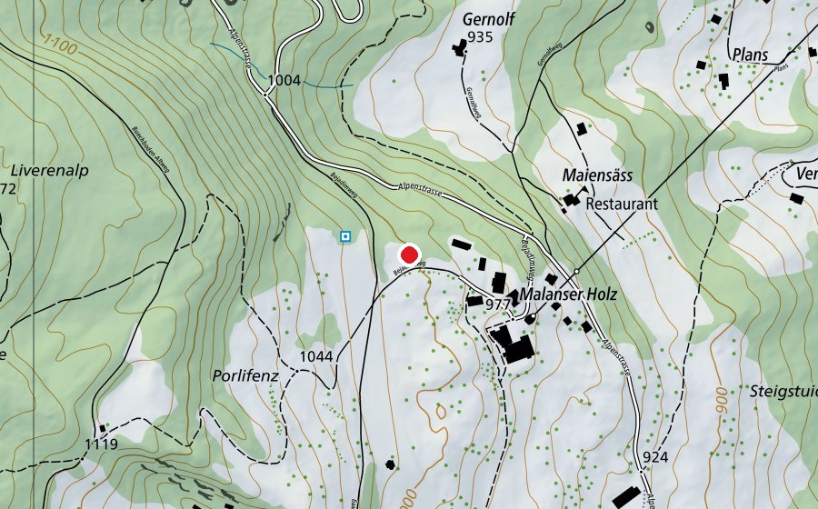 Mappa con la posizione di Heidi SPielplatz (Parco giochi)