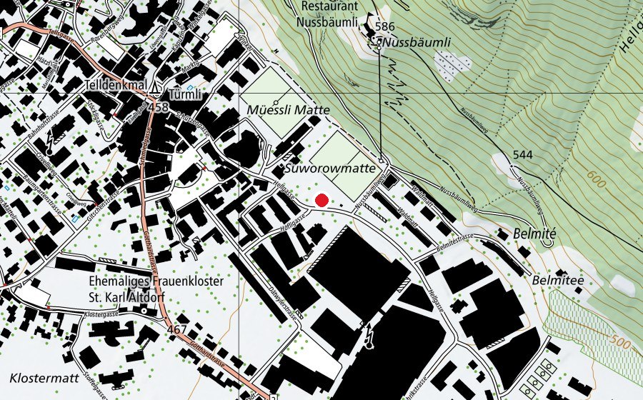 Karte mit dem Standort von Höflispielplatz (Spielplatz)