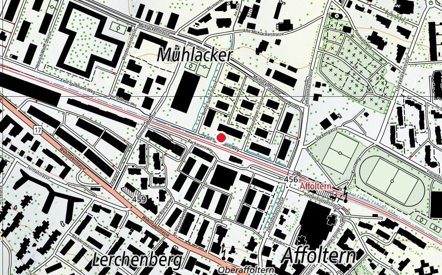 Map showing the location of Holderbachwiese (Playground)