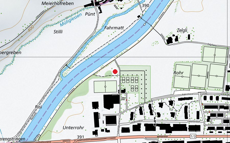 Map showing the location of Im Rohr (Playground)