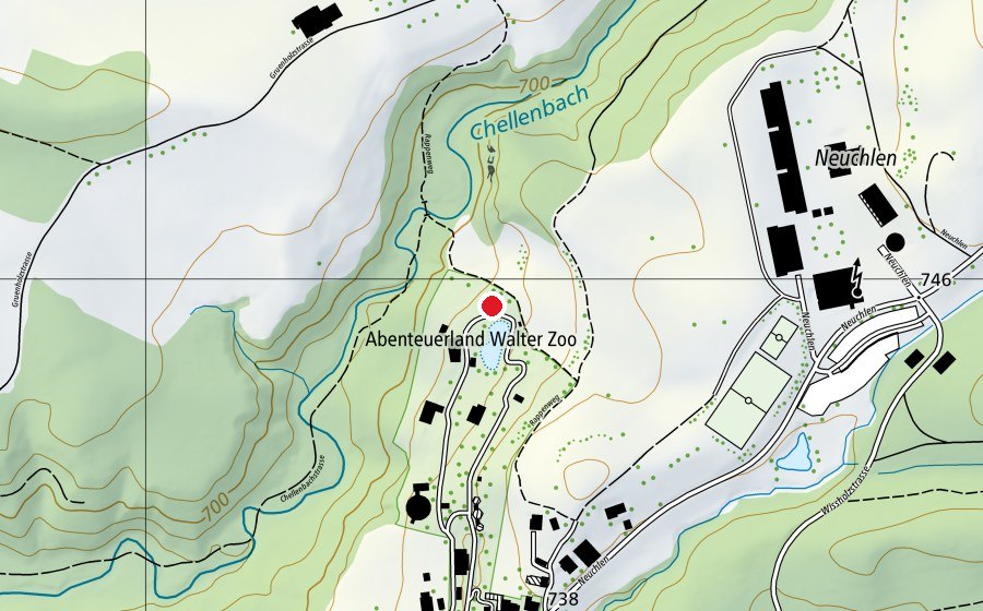 Mappa con la posizione di Irrgarten (Parco giochi)