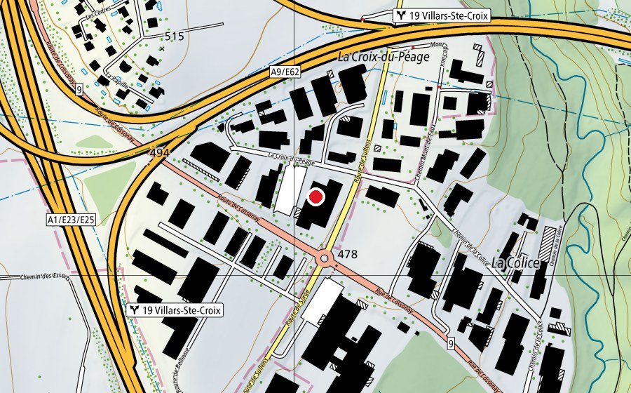 Carte indiquant l’emplacement de Jayland (Place de jeux)