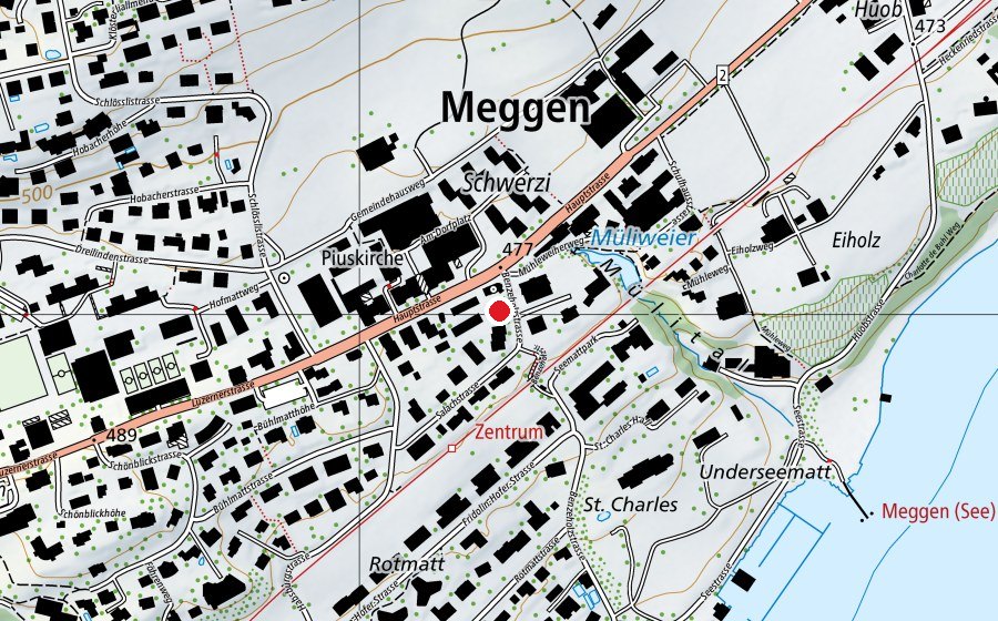 Carte indiquant l’emplacement de Kapelle (Place de jeux)