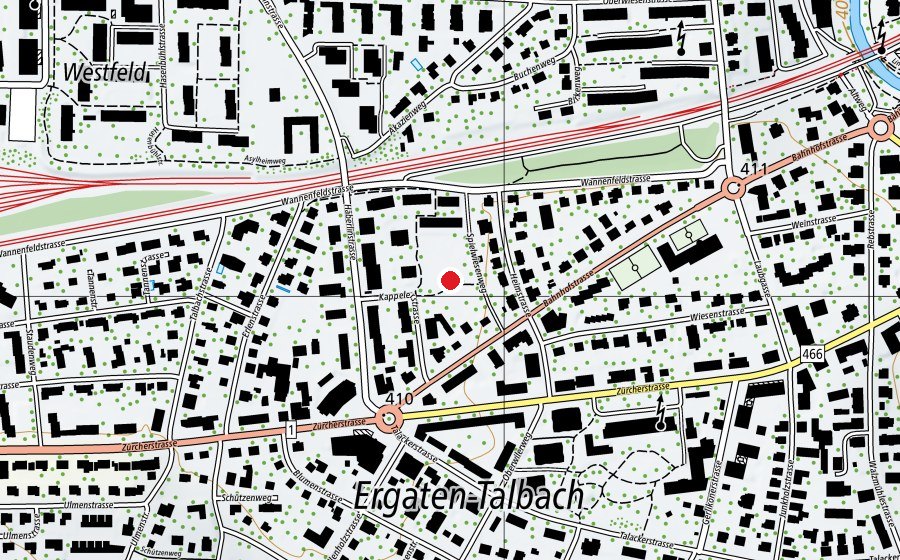 Mappa con la posizione di Kappelerspielplatz (Parco giochi)