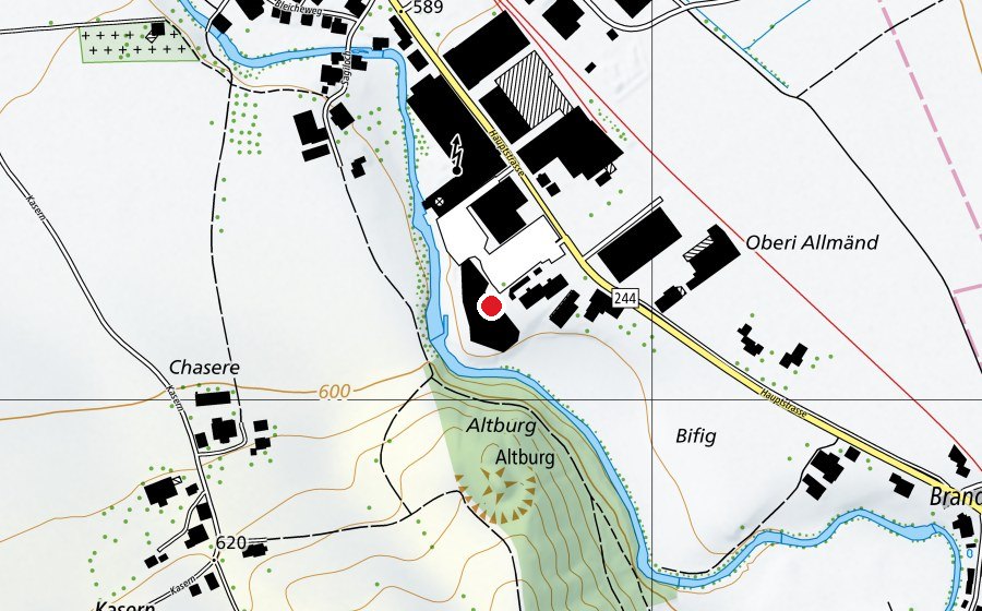 Mappa con la posizione di Kiddy Dome (Parco giochi)