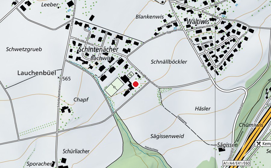 Map showing the location of Kids Treff - Jugendarbeit Lindau (Playground)