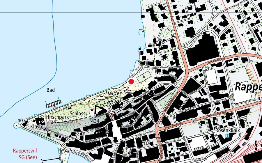 Mappa con la posizione di Kinderspielplatz Giessli (Parco giochi)