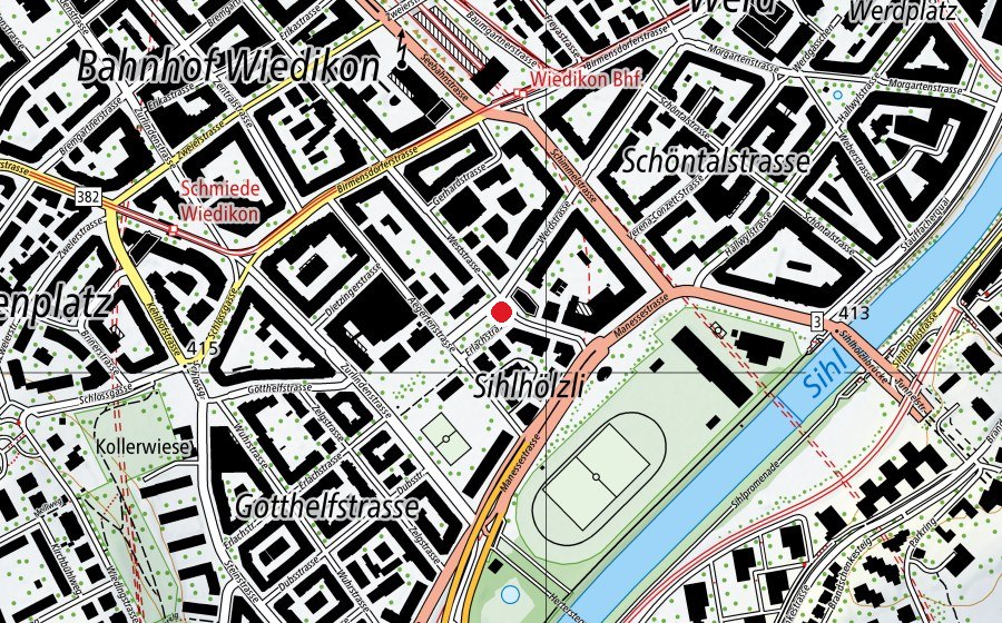 Map showing the location of Königstiger (Playground)