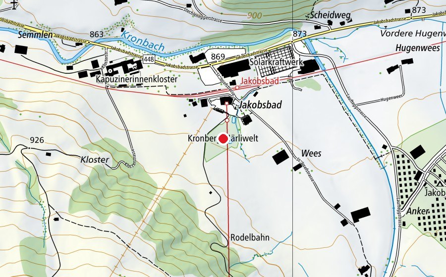 Mappa con la posizione di Kronberg Märliwelt (Parco giochi)