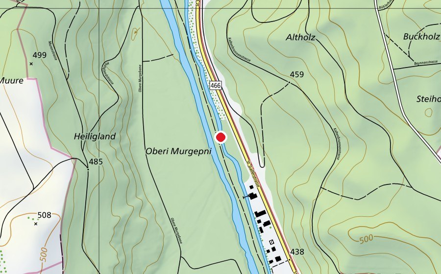 Mappa con la posizione di Kugelbahn der M+E Schreinerei AG (Parco giochi)