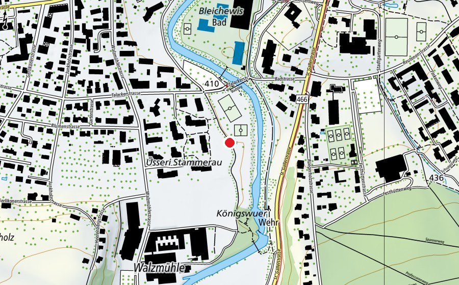 Mappa con la posizione di Kugelbahn der Schreinerei Fehlmann AG (Parco giochi)
