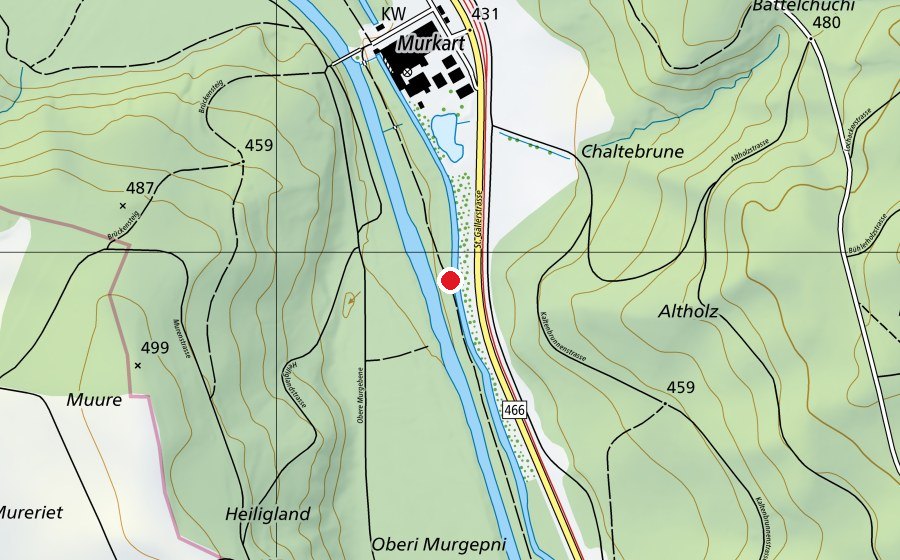 Map showing the location of Kugelbahn der Werder Schreiner AG (Playground)