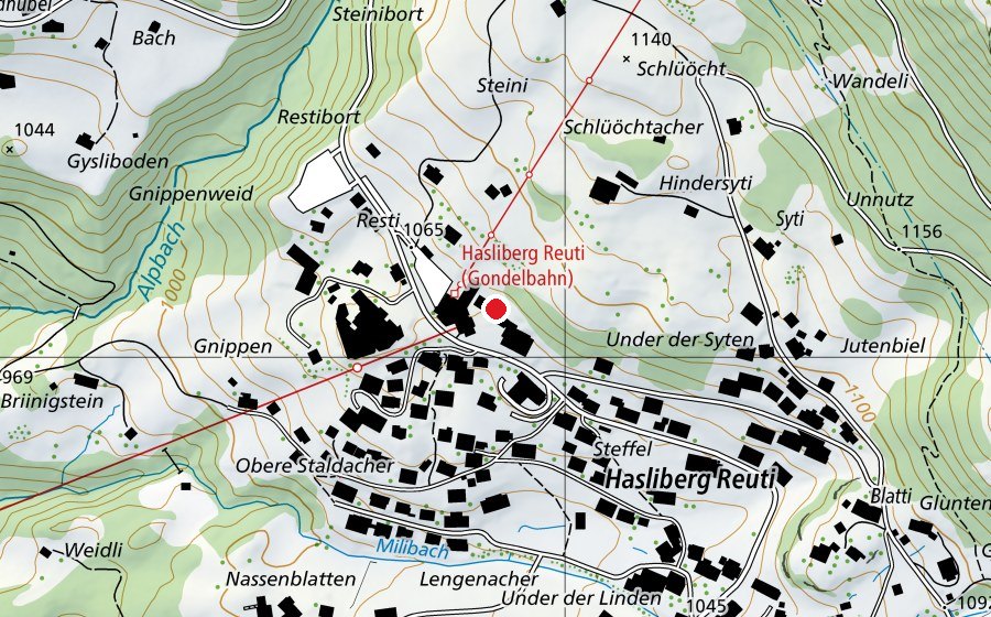 Carte indiquant l’emplacement de Kugelweg Kugelbahn 12 (Place de jeux)