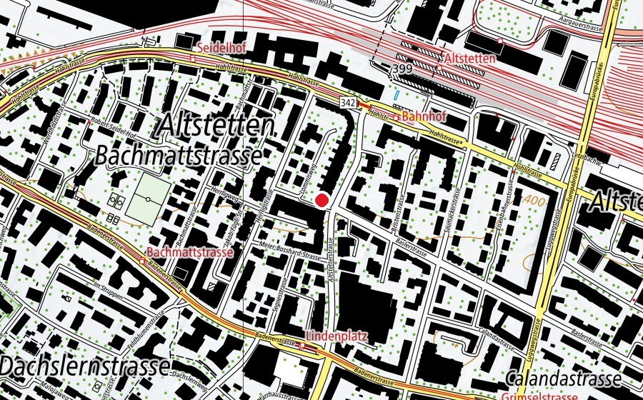 Map showing the location of Lommisweg B (Playground)