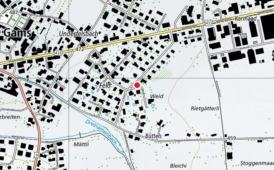 Map showing the location of Madrusa (Playground)