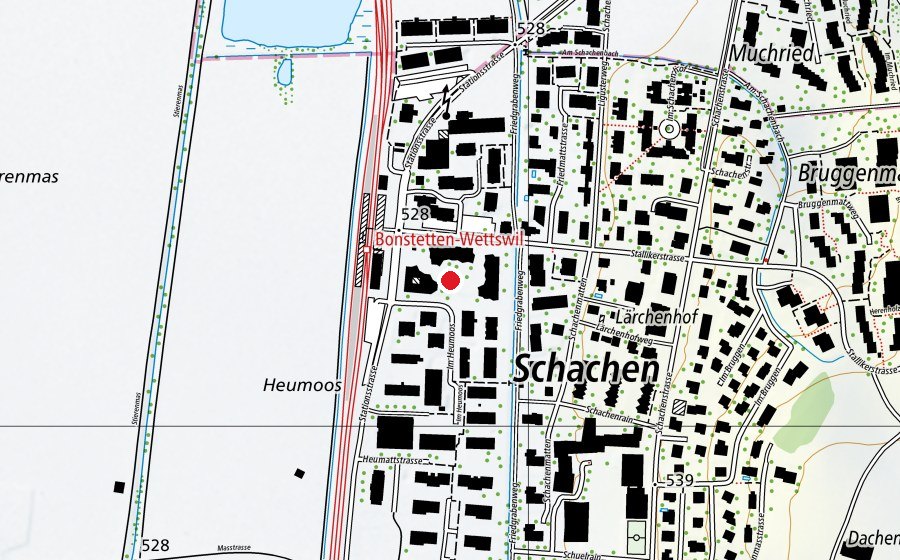 Karte mit dem Standort von Mauritiuspark (Spielplatz)