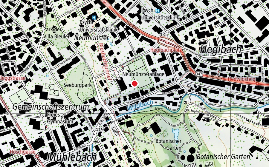 Karte mit dem Standort von Neumünsteranlage (Spielplatz)