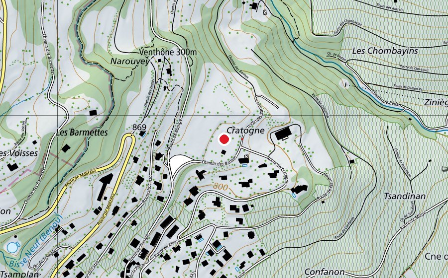Mappa con la posizione di OBABAO (Parco giochi)