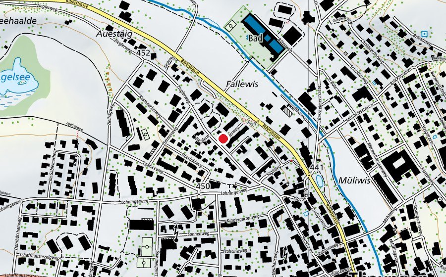 Carte indiquant l’emplacement de Oberbild (Place de jeux)