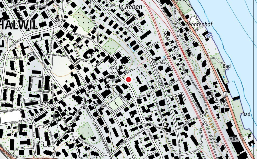 Mappa con la posizione di Oeggisbüel (Parco giochi)