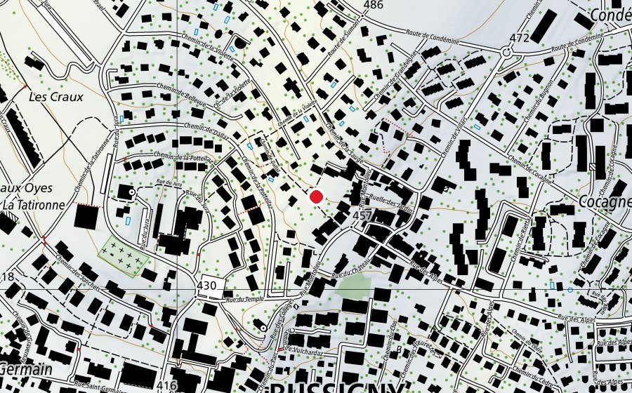 Mappa con la posizione di Parc de la Violette (Parco giochi)