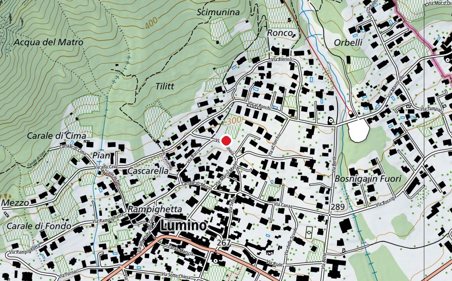 Mappa con la posizione di Parcogiochi Molinera (Parco giochi)