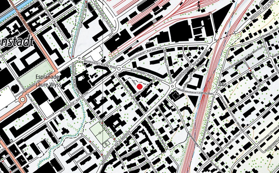 Mappa con la posizione di Pianohof (Parco giochi)