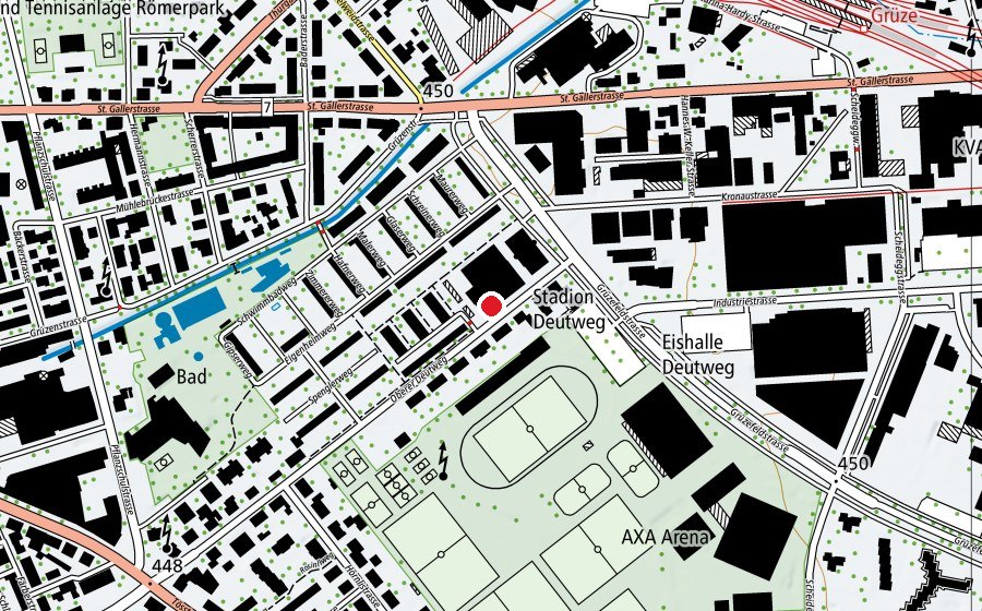 Mappa con la posizione di Piratolino Kinder Spiel Paradies (Parco giochi)